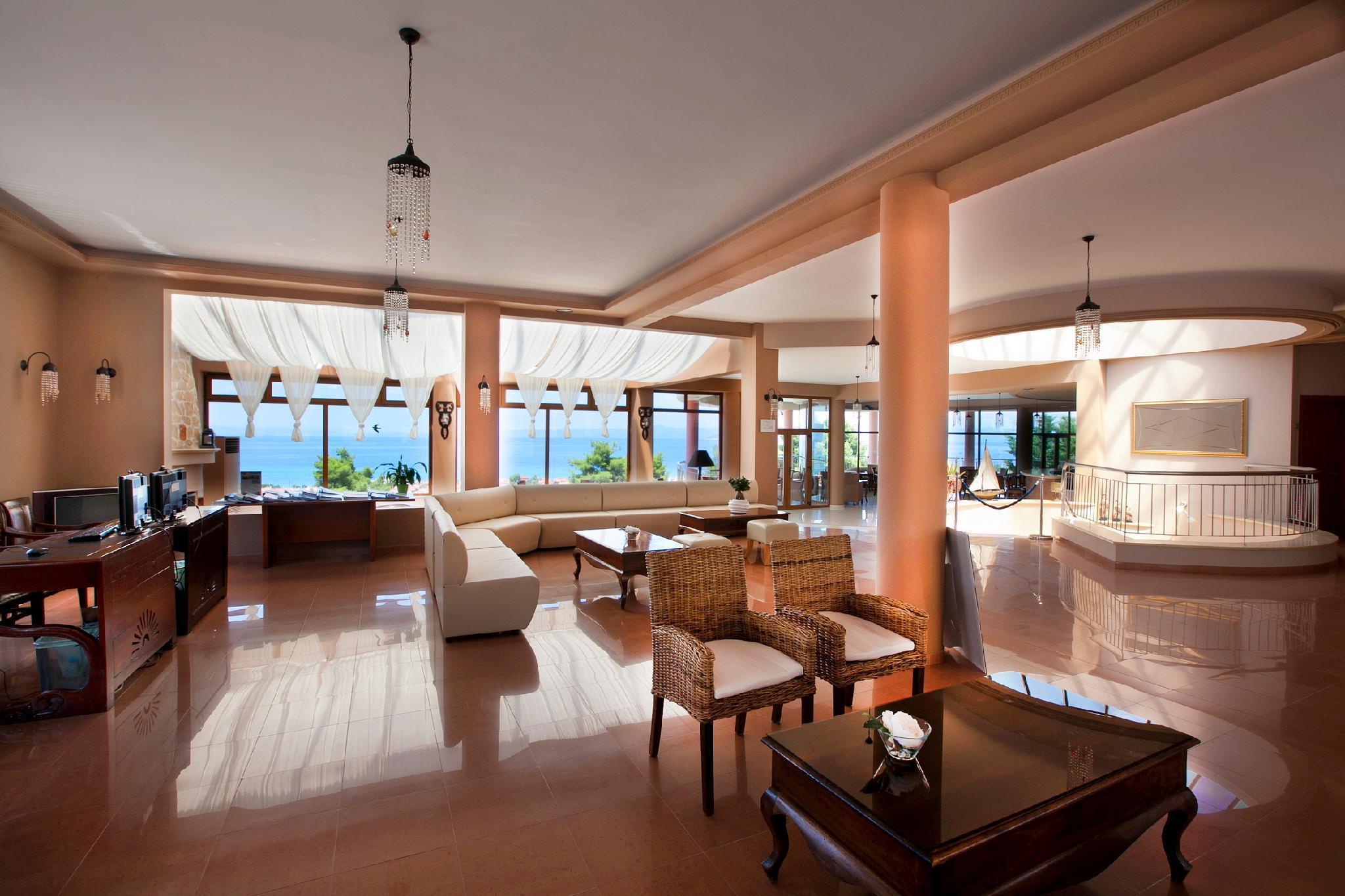 Alia Palace Hotel - Adults Only 16+ Chalkidiki Luaran gambar Lobby
